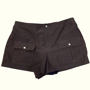 Women’s brown Kim Rogers Swim Shorts